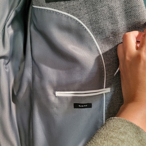 Kenneth Cole Men's Gray Blazer - Picture 4 of 12